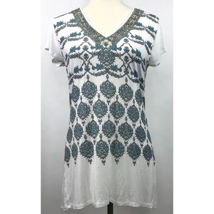 Max Jeans Moroccan Print Top